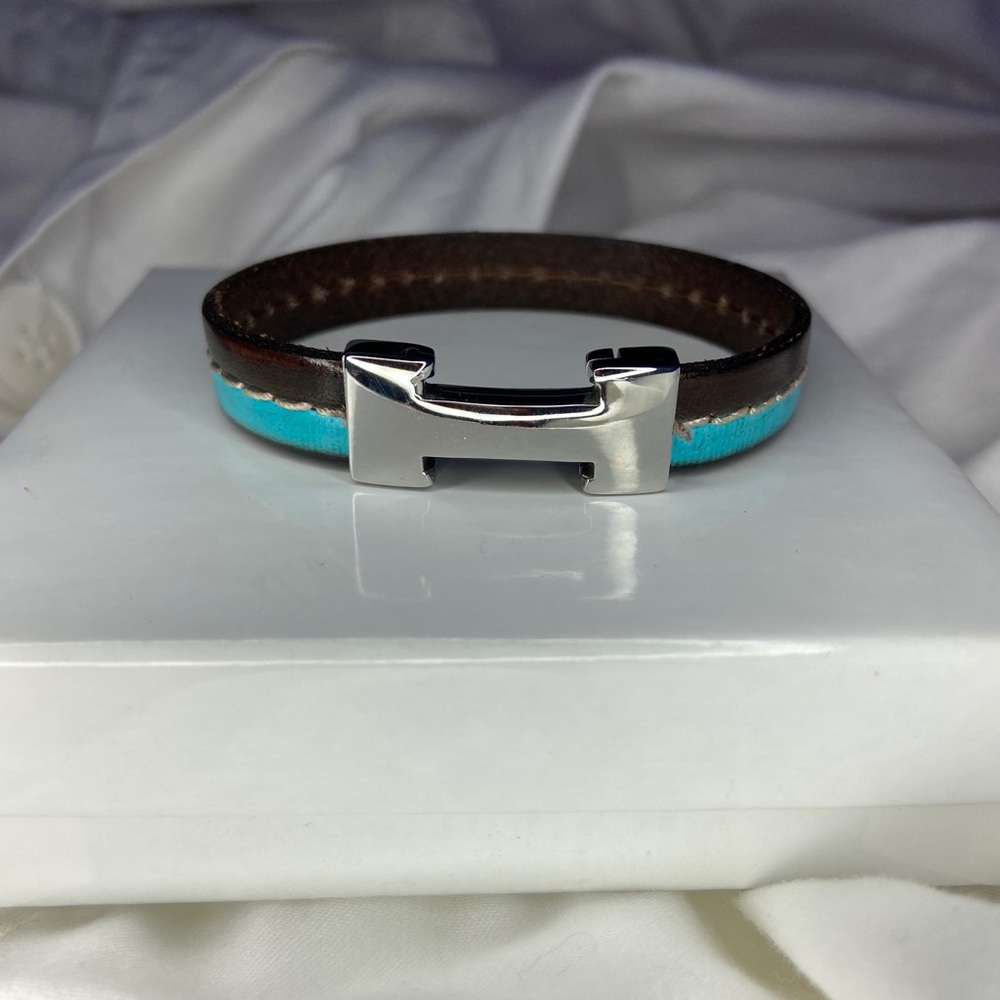 Leather Clasp Bracelet
